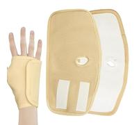 Lot de 2 coussinets d'huile de ricin pour poignets | Paquet d'huile de ricin souple, compression réglable pour poignet pour homme et femme
