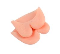 Lot de 2 coussinets d'orteils en silicone pour pointes de ballet avec trous respirants, Couleur de peau Fermé Mo, Taille unique