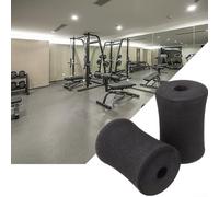 Lot de 2 coussinets en mousse pour courbure des jambes et banc de musculation, installation facile à pousser (135 x 70 cm)