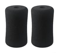 Lot de 2 coussinets en mousse pour le placement des pieds sur les machines d'extension de jambe compatibles avec les tailles de tubes communes trouvées sur les équipements de gym (23 x 70 x 130 mm)