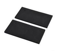 Lot de 2 coussinets en mousse pour ponceuse orbitale 9035 - 18,5 x 9,3 cm - Coussin de rechange non OEM avec extraction de poussière à 4 trous, compatible avec