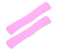 Lot de 2 Coussinets Frontaux D'extension de Cils en Silicone, Petite Vague Rouge Rose, Réutilisables pour Retrait Facile des Cils, Pratiques pour Greffer des Cils