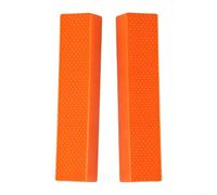 Lot de 2 coussinets magnétiques pour étau d'établi de 10,2 cm/12,7 cm/15,2 cm, mâchoire de rechange pour coussinets (12,7 cm, orange C)
