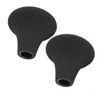 Lot de 2 coussinets pour canne à pêche en mer Eva Gimbal Combat Ventre Top Pole Holder pour cannes lourdes Protection Absorption des Chocs Bleu Noir