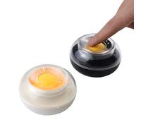 Lot de 2 coussinets ronds en plastique pour doigts - Pour le comptage des espèces, de l'argent (blanc + noir)