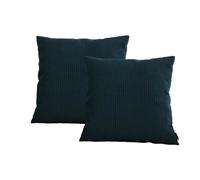 Lot de 2 coussins bifaces STOCKHOLM bleu 60x60 BOBOCHIC 60x60 Bleu