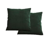 Lot de 2 coussins bifaces STOCKHOLM vert 60x60 BOBOCHIC 60x60 Vert