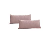 Lot de 2 coussins bifaces STOCKHOLM violet 30x70 BOBOCHIC 30x70 Violet