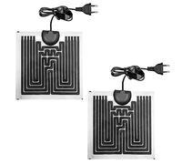 Lot de 2 coussins chauffants pour réservoir en verre, coussins chauffants réglables pour reptiles, serpents, araignées, chenilles, lézards, geckos (5 W)