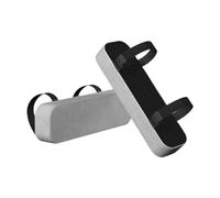 Lot de 2 coussins d'accoudoirs ergonomiques et amovibles en mousse à mémoire de forme pour chaise de jeu, chaise d'ordinateur, gris