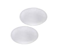 Lot de 2 coussins d'assise JONITA, en feutre blanc
