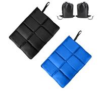 Lot de 2 Coussins D'assise Pliables 40 x 30 cm Imperméable Tapis Camping