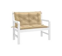 Lot de 2 Coussins de Banc de Jardin Oreillers Gris Clair Mélangé Tissu vidaXL