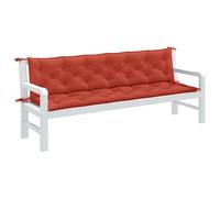 Lot de 2 Coussins de Banc de Jardin Oreillers Gris Clair Mélangé Tissu vidaXL