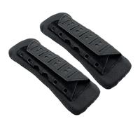 Lot de 2 Coussins de bandoulière, Rembourrage en Maille Respirante avec Fermeture Auto-agrippante, Coussins d'épaule Absorbant Les Chocs pour Sangles Sac à Dos Gilet d'extérieur |.Coussine