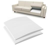 Lot de 2 coussins de canapé 70 x 70 cm (27,5 x 27,5 pouces), coussinets en mousse haute densité pour fixer les sièges affaissés, plaques de support pour coussins de canapé incurvés pour réparer les