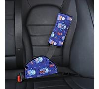 Lot de 2 coussins de ceinture de sécurité de voiture, oreiller de ceinture de sécurité avec ajusteur de ceinture de sécurité pour bébé enfant (petit mouton)