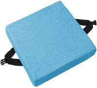 Lot de 2 coussins de chaise antidérapants avec attaches confortables pour salle à manger, cuisine, bureau et chaises de jardin (O5, 25 x 25 x 5 cm)