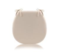 Lot de 2 coussins de chaise antidérapants en mousse à mémoire de forme 45 x 45 cm - Lavables - Pour jardin et maison - Motifs semi-circulaires et trapézoïdaux avec fermeture éclair