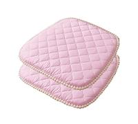 Lot de 2 coussins de chaise antidérapants pour chaises de salle à manger, cuisine, avec attaches - Motif écossais en forme de U - 45,7 x 45,7 cm - Coussins de chaise confortables et élégants