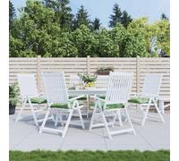 Stoelkussens 6 st 40x40x7 cm stof roze361503