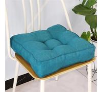Lot de 2 coussins de chaise en mousse à mémoire de forme - Coussins de siège carrés fermes pour personnes âgées et soutien de grossesse - Lot de 2 coussins rehausseurs pour salle à manger et