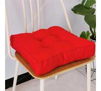 Lot de 2 coussins de chaise en mousse à mémoire de forme - Coussins de siège carrés fermes pour personnes âgées et soutien de grossesse - Lot de 2 coussins rehausseurs pour salle à manger et