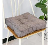 Lot de 2 coussins de chaise en mousse à mémoire de forme - Coussins de siège carrés fermes pour personnes âgées et soutien de grossesse - Lot de 2 coussins rehausseurs pour salle à manger et