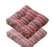 Lot de 2 coussins de chaise grands et épais pour chaises de salle à manger, grand coussin doux pour maison, bureau, jardin, grossesse, personnes âgées (E, 40 x 40 cm)