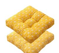 Lot de 2 coussins de chaise grands et épais pour chaises de salle à manger, grand coussin doux pour maison, bureau, jardin, grossesse, personnes âgées (F, 40 x 40 cm)