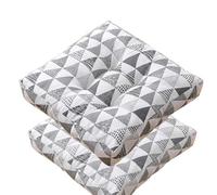 Lot de 2 coussins de chaise grands et épais pour chaises de salle à manger, grand coussin doux pour maison, bureau, jardin, grossesse, personnes âgées (H, 45 x 45 cm)