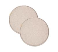 Lot de 2 coussins de chaise ronds avec fermeture à boucle, 1/2/4/6 coussins antidérapants pour chaises de cuisine et de salle à manger, coussins de siège pour tabourets de bar, bistrot et tabourets de