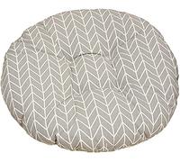 Lot de 2 coussins de chaise ronds classiques européens pour chaises d'intérieur et d'extérieur - Coussin matelassé confortable - Doux et durable - 40 x 40 cm