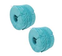 Lot de 2 coussins de cheville, coussin de levage de pied, éponge de soutien confortable, amovible, pour les blessures à la cheville plus âgées