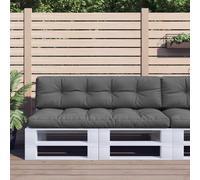 Lot de 2 Coussins de Palette Coussin de Canapé Jardin Extérieur Tissu vidaXL