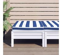 Lot de 2 Coussins de Palette Coussins de Siège Jardin Vert Tissu Oxford vidaXL