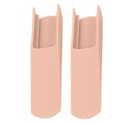 Lot de 2 coussins de pieds de chaise haute en PVC de 14 cm | Inserts d'extension épais multifonctionnels | Housses de pieds de chaise pour petits sols adaptées aux chaises de S à KK