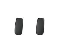 Lot de 2 coussins de selle arrière de vélo confortables et épais Noir ordinaire