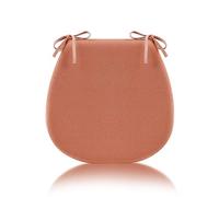 Lot de 2 coussins de siège antidérapants en mousse à mémoire de forme - 45 x 45 cm - Lavables - Trapézoïdale - Avec fermeture éclair - Coussins de chaise de jardin semi-circulaires pour plus de