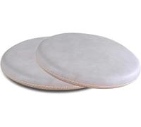 Lot de 2 coussins de siège ronds antidérapants et imperméables pour chaises de cuisine Windsor, 35,6 cm, faciles à nettoyer, résistants aux taches, pour chaise de salle à manger d'extérieur