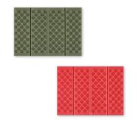 Lot de 2 coussins d'extérieur pliables, coussins de randonnée, coussins portables, coussins imperméables, coussins de camping