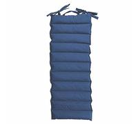 Lot de 2 Coussins d'extérieur rectangulaire Bleu 45 x 120 cm, Hydrofuge 2 Places, Esté