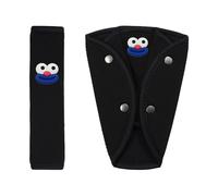 Lot de 2 coussins ergonomiques pour ceinture de sécurité pour enfants, lavables en machine, avec design résistant aux frottements (2 pièces)