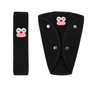 Lot de 2 coussins ergonomiques pour ceinture de sécurité pour enfants, lavables en machine, avec design résistant aux frottements (2 pièces)