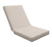 Outsunny Lot de 2 coussins d'extérieur pour fauteuils à dossier 112 x 51 cm, rembourrage 8 cm, beige