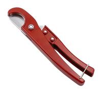 Lot de 2 couteaux coupe for tuyaux en PVC avec verrouillage, ciseaux for plastique, outil manuel for couper les caoutchouc PEX pour Couper Les Tuyaux en PVC(Red)