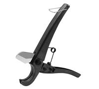 Lot de 2 couteaux coupe for tuyaux en PVC avec verrouillage, ciseaux for plastique, outil manuel for couper les caoutchouc PEX pour Couper Les Tuyaux en PVC(Black)