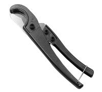 Lot de 2 couteaux coupe for tuyaux en PVC avec verrouillage, ciseaux for plastique, outil manuel for couper les caoutchouc PEX pour Couper Les Tuyaux en PVC(Black)