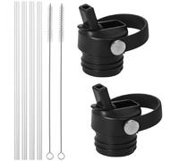 Lot de 2 couvercles à paille pour HydroFlask - Compatible avec les couvercles à paille Hydroflask