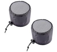 Lot de 2 couvercles d'aération de tente de culture de 10,2 cm avec boucle fixe, écran en maille anti-poussière pour la croissance des plantes, ventilation et ventilateur d'échappement